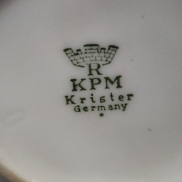 R KPM Krister Germany White Pattern KPM132 Porcelain Coffee Pot 1952-1965 MCMod - Picture 16 of 16